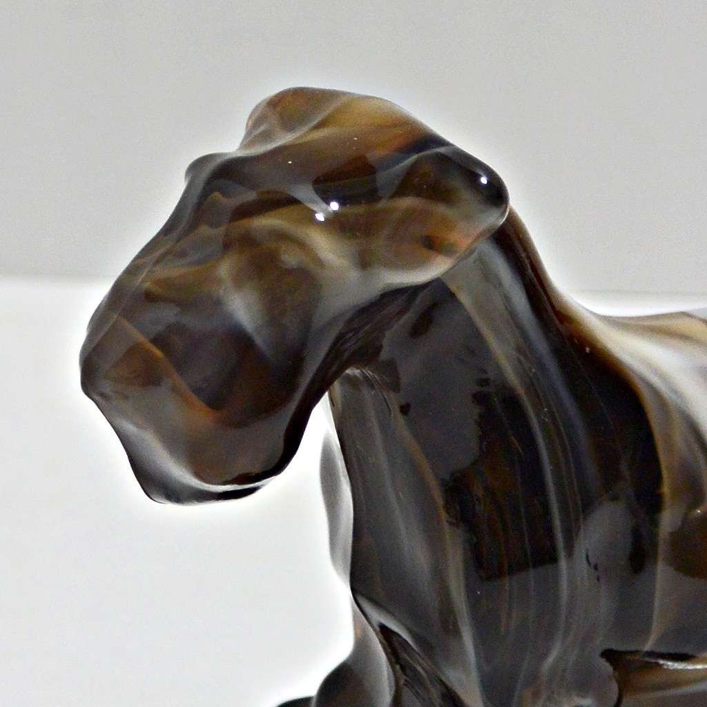 Imperial Slag Glass Sealyham Terrier Paperweight #1 - A Dogs Tale Collectibles