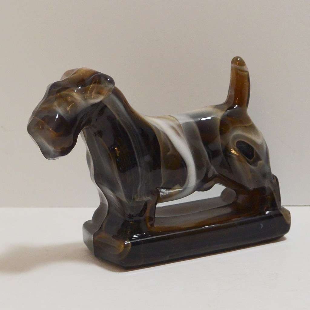 Imperial Slag Glass Sealyham Terrier Paperweight GLS-2165