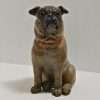 Antique Terracotta Pug Dog c. 1880-1900