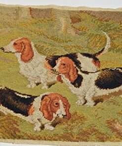 Vintage Basset Hound Needlework - NWRK-2122