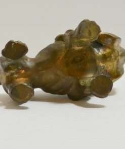 Vintage Brass Bulldog Paperweight Bottome