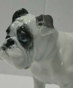 Vintage Rosenthal Bulldog by Fritz Diller close