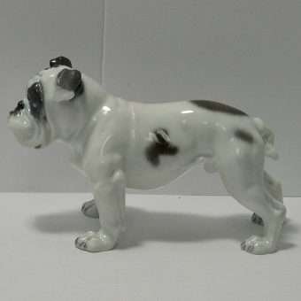 Vintage Rosenthal Bulldog by Fritz Diller side 1