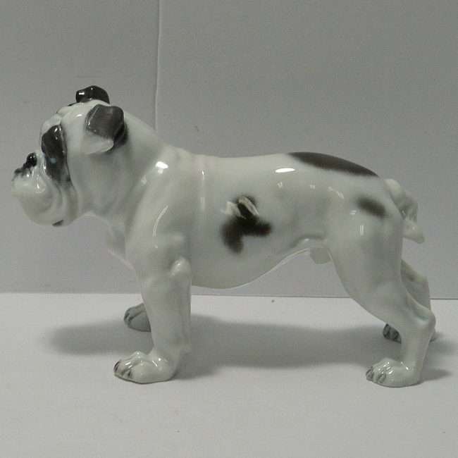 Vintage Rosenthal Bulldog by Fritz Diller side 1