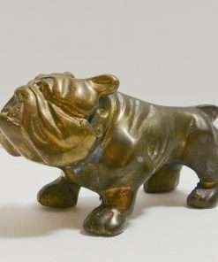 Vintage Brass Bulldog Paperweight 1