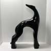 Royal Haeger "Greyhound Up" Large Ebony Black Figurine