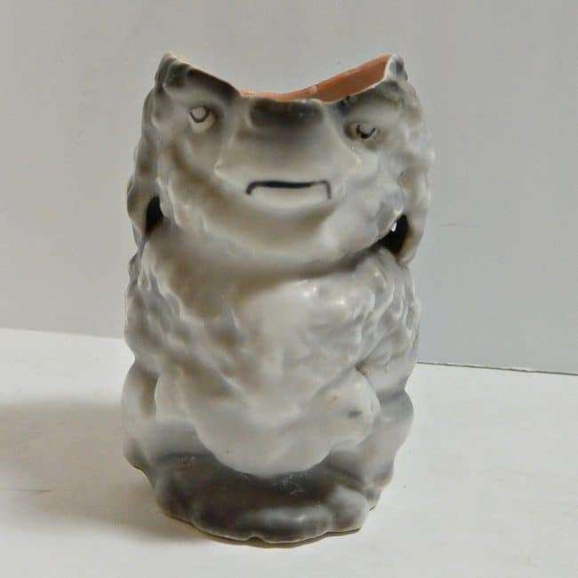 Royal Bayreuth Poodle Figural Creamer Front