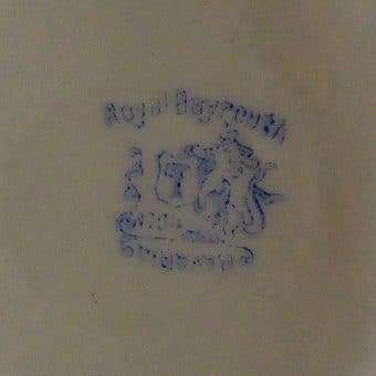 Royal Bayreuth Poodle Figural Creamer Mark