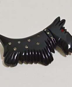 Bakelite Scottish Terrier Brooch