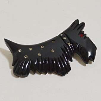 Bakelite Scottish Terrier Brooch