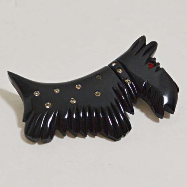 Bakelite Scottish Terrier Brooch