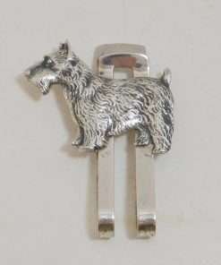 Scottish Terrier Sterling Silver Money Clip