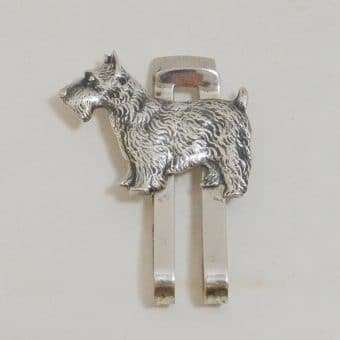 Scottish Terrier Sterling Silver Money Clip
