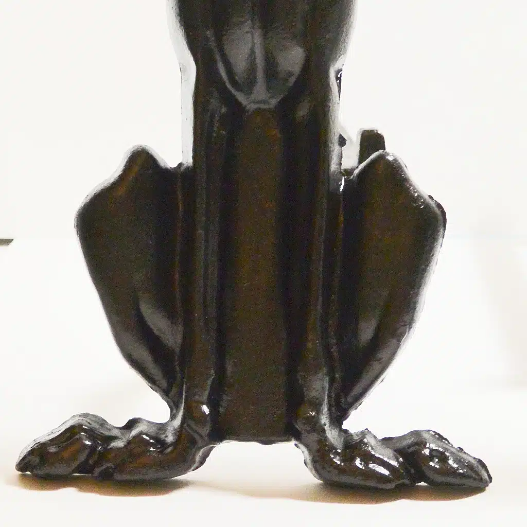 Art Deco Cast Iron Dog Andirons c.1920's-1930's - Image 6