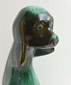 Blue Mountain Pottery Hound Dog Close