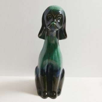 Blue Mountain Pottery Hound Dog Front