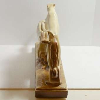 Art Deco Greyhound and Borzoi Running Figurine 12