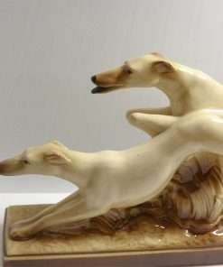Art Deco Greyhound and Borzoi Running Figurine 9