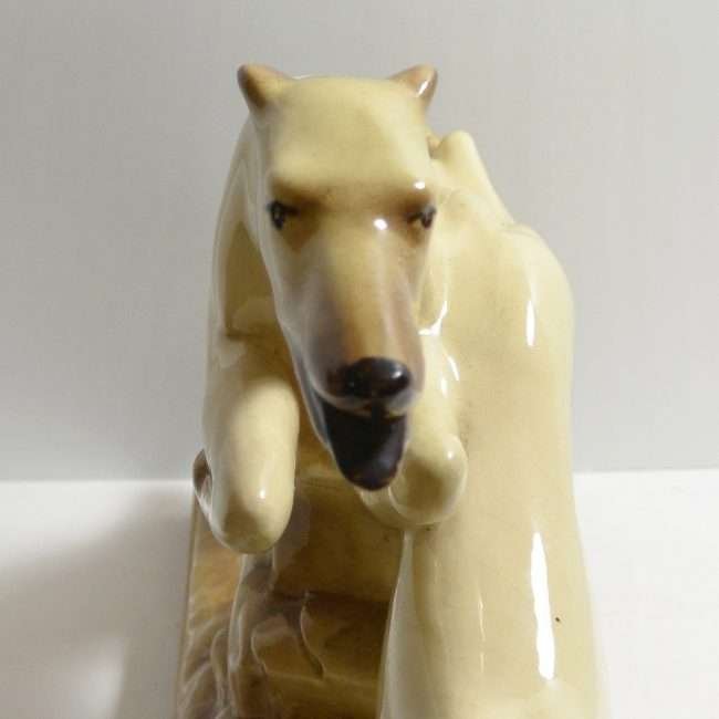 Art Deco Greyhound and Borzoi Running Figurine Close 3