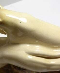 Art Deco Greyhound and Borzoi Running Figurine Crazing