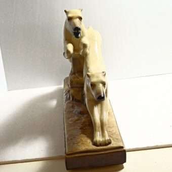 Art Deco Greyhound and Borzoi Running Figurine 3
