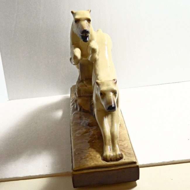 Art Deco Greyhound and Borzoi Running Figurine 3