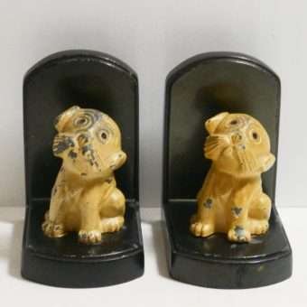 Art Deco Dog Bookends