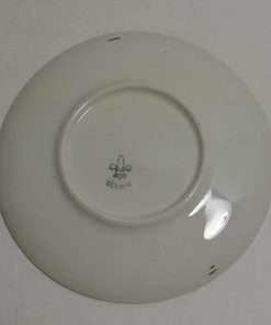 Antique Sevres Greyhound/Whippet Portrait Plate Back