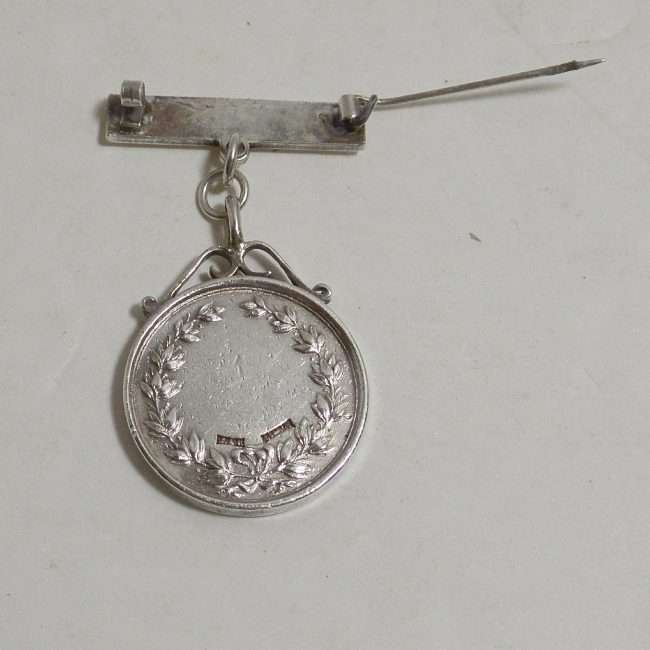 Antique Sterling Silver Yorkshire Terrier Watch Fob Open