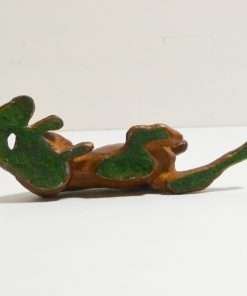 Cold Painted Reclining Borzoi Figurine Bottom