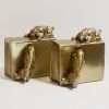 Vintage Brass Cocker Spaniel Bookends