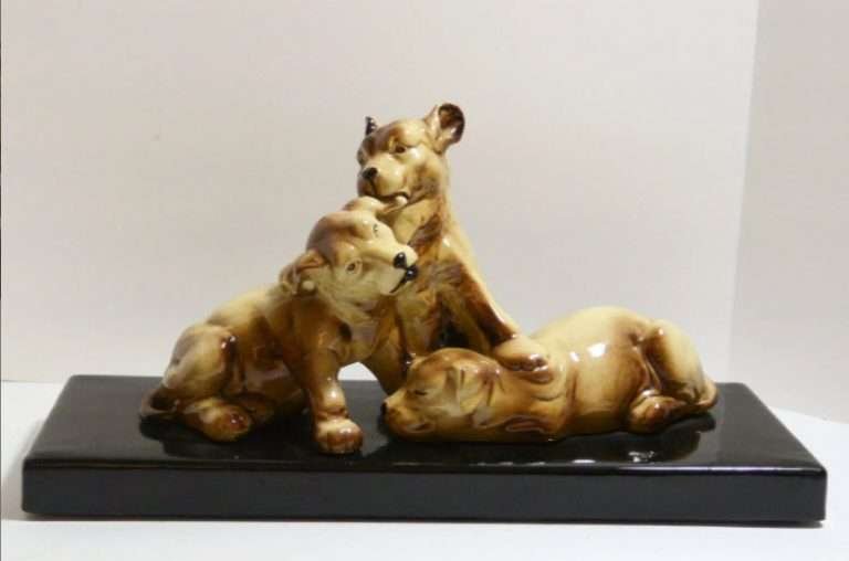 antique dog figurines