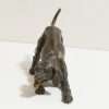 Miniature Bronze Pointer Dog Figurine