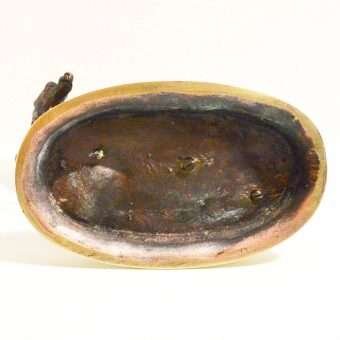 Antique Bronze Whippet-Greyhound Dog Figurine Bottom