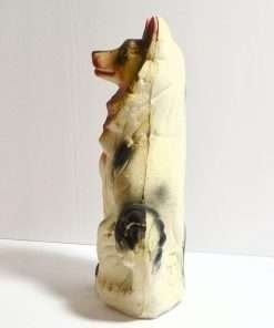 Vintage Chalkware Collie Dog Bank