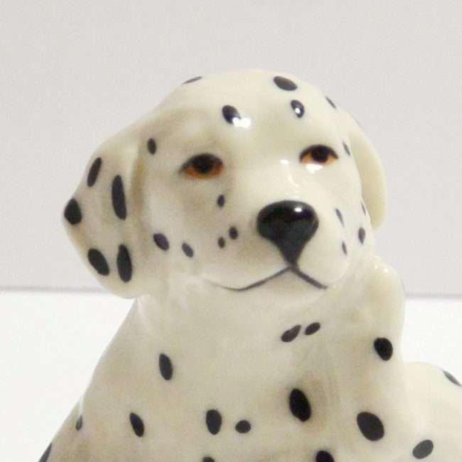 Royal Copenhagen Dalmatian Puppy Figurine Close