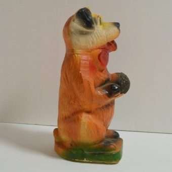 Vintage Chalkware Dog side 1
