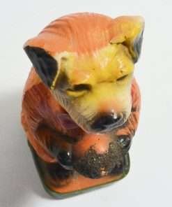 Vintage Chalkware Dog top