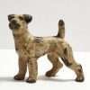 Miniature Hubley Cast Iron Fox Terrier Dog