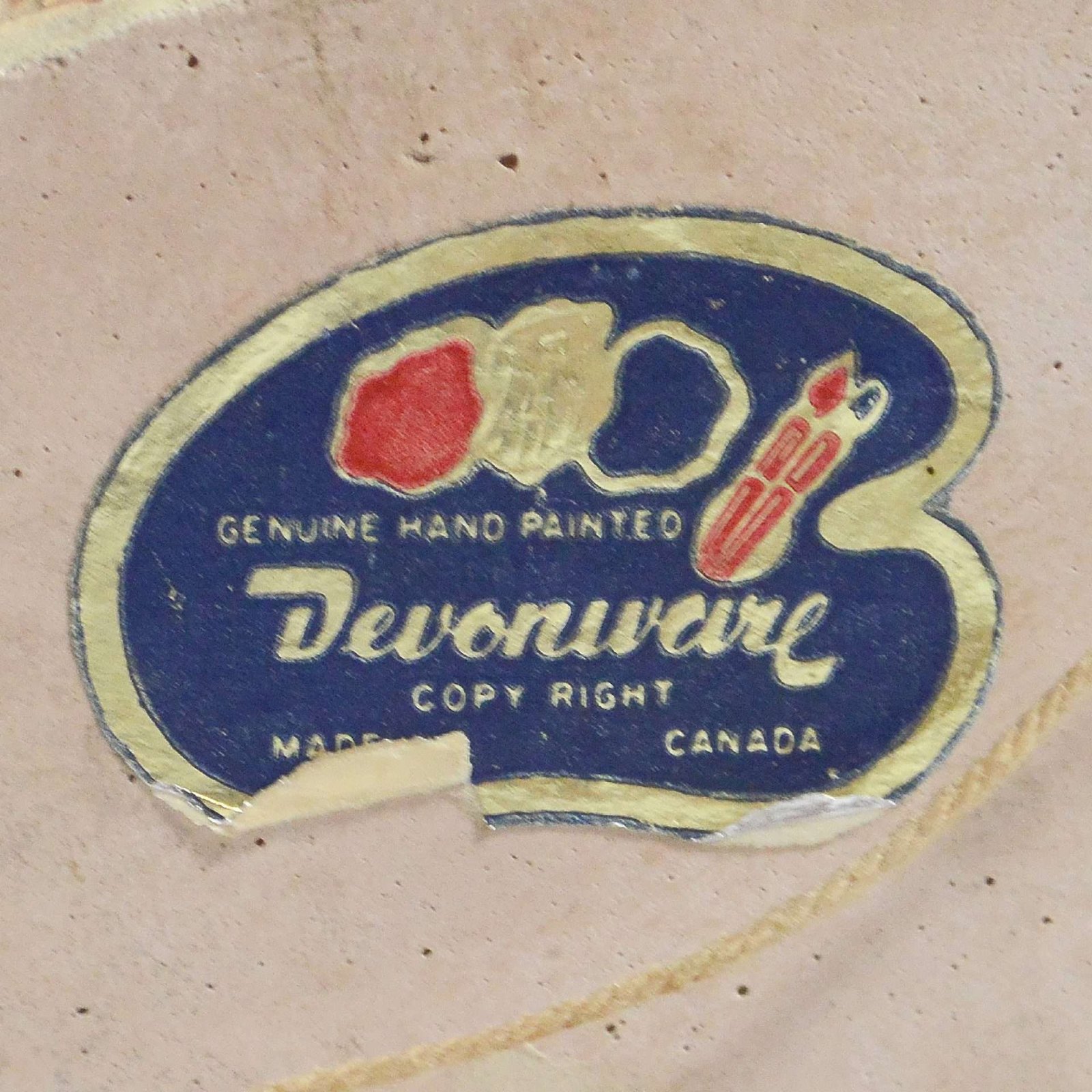 Vintage Chalkware Puppy Dogs in a Basket Plaque #5 - A Dogs Tale Collectibles