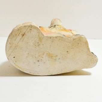 Vintage Chalkware Staffordshire Spaniel Dog Bottom