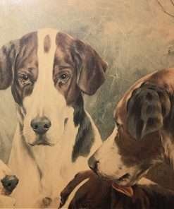 Sporting Dogs Oleograph Close 3