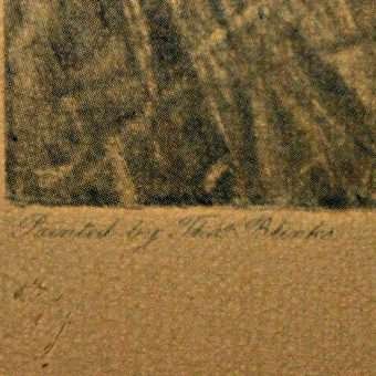 Sporting Dogs Oleograph Signed