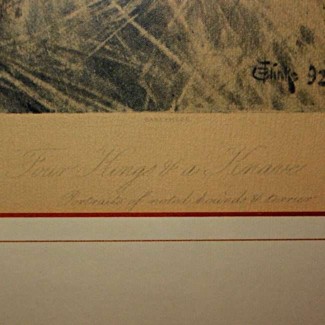 Sporting Dogs Oleograph