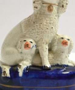 Staffordshire Poodle with Puppies Close2
