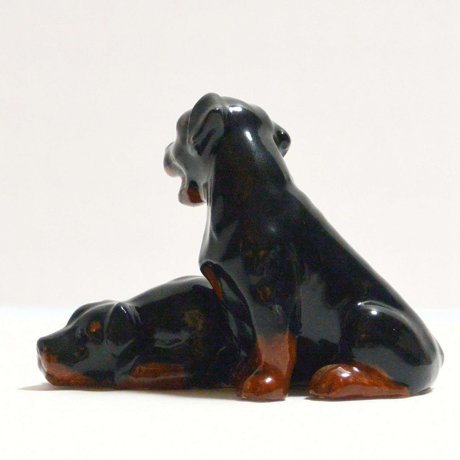 Vintage Beswick Rottweiler Puppy Dogs #2 - A Dogs Tale Collectibles
