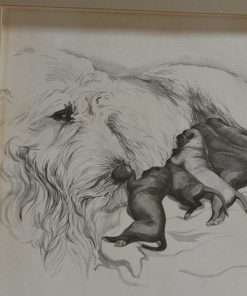 Limited Edition Wolfhound Puppy Litter Print 21