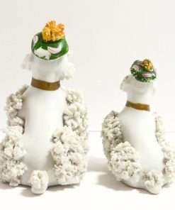 Spaghetti Poodle Dog Pair Back