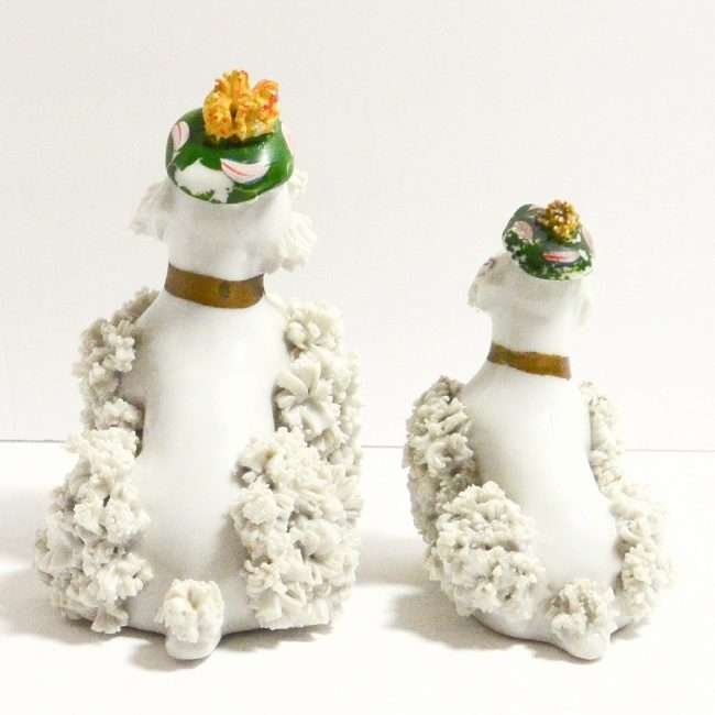 Spaghetti Poodle Dog Pair Back