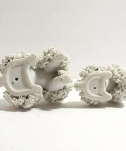 Spaghetti Poodle Dog Pair Bottom